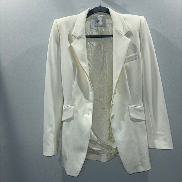 Vintage Vertigo Paris White Blazer | Made in France | Size Small - Picture 3 of 13